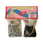 Mezcla alternativa Silvervine y Catnip - Paquete de 2 ratones recargables (¡sin hierba gatera!) de Space Kitty Express