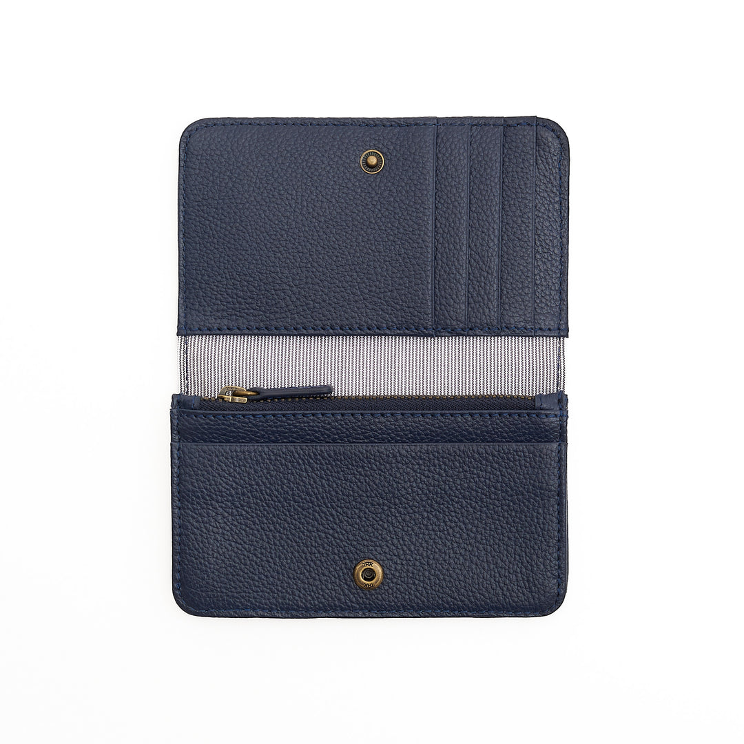 Portefeuille slim petit Navy