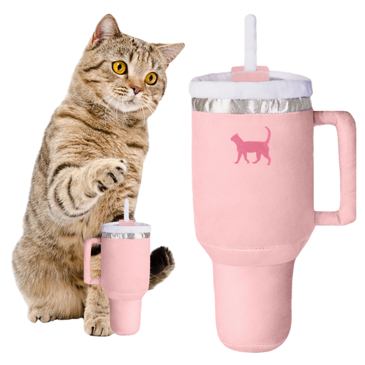 Juguete con Hierba Gatera y Papel Sonoro para Gatos Kitty Cup de PUPROAR