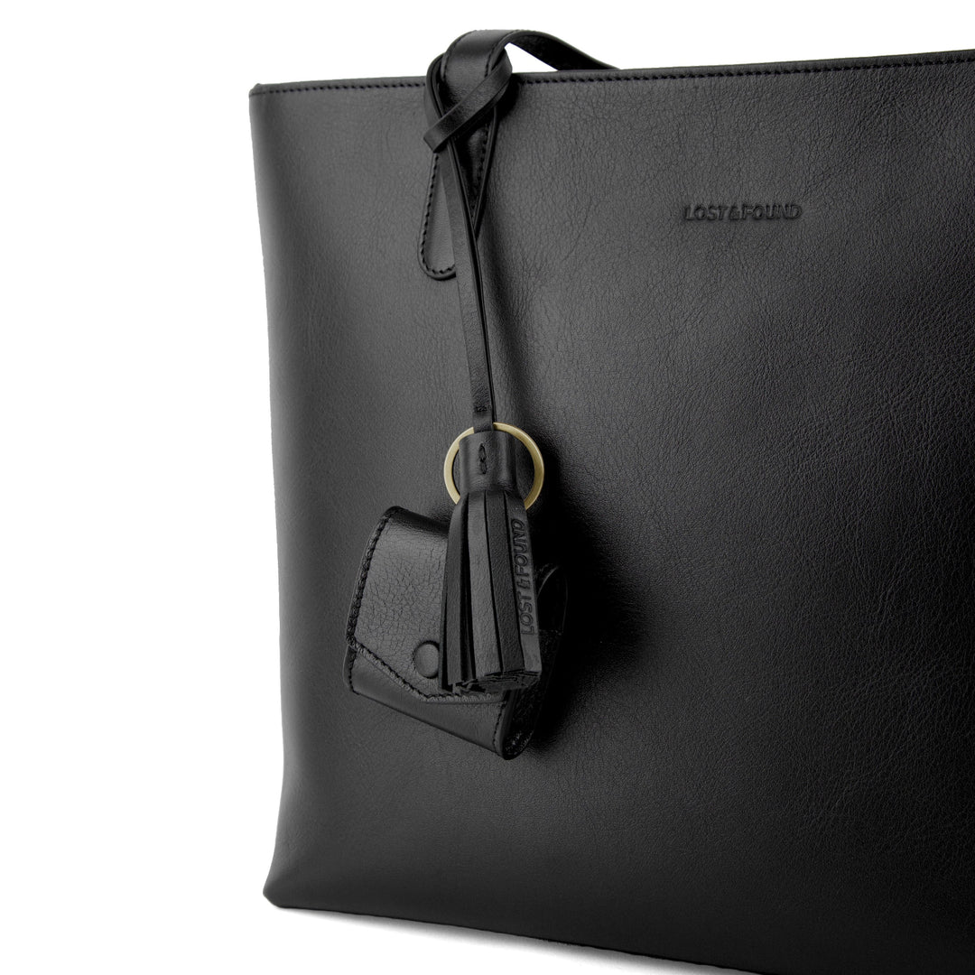 Breloque de sac à pompon Black
