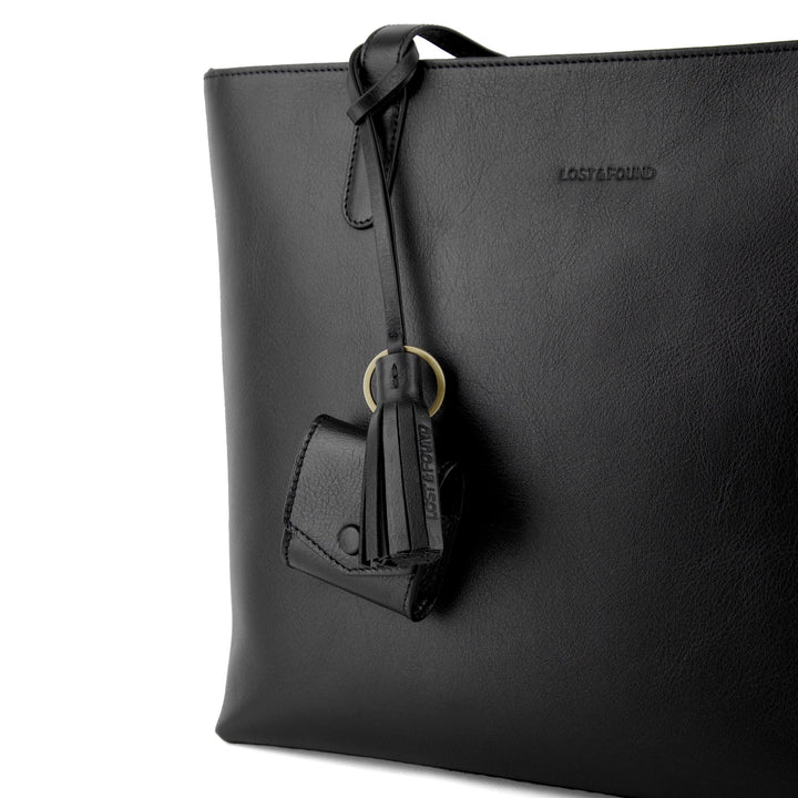 Breloque de sac à pompon Black