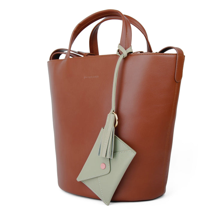 Taschenanhänger Quaste Mint