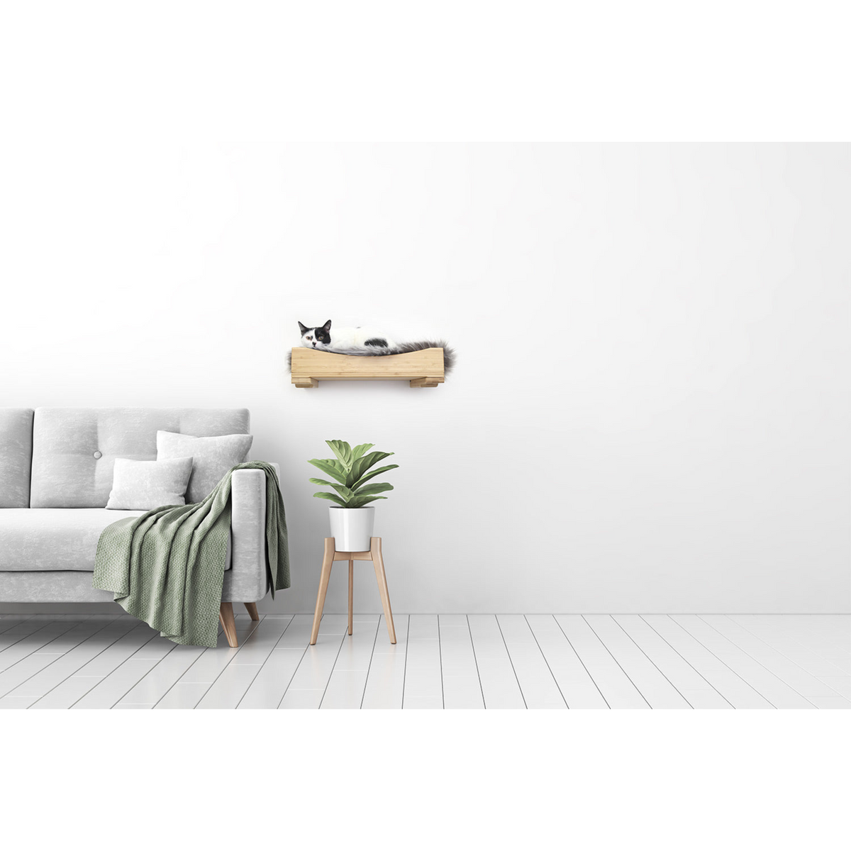 The Nest - A Plush Wall Cat Bed by Catastrophic Creations