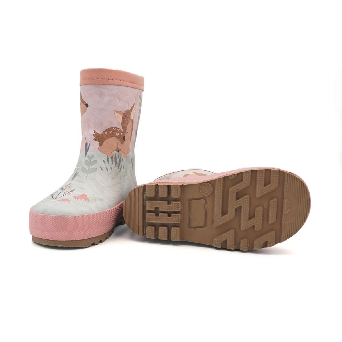 Gummistiefel Reh-Motiv aus Naturkautschuk - nila kids