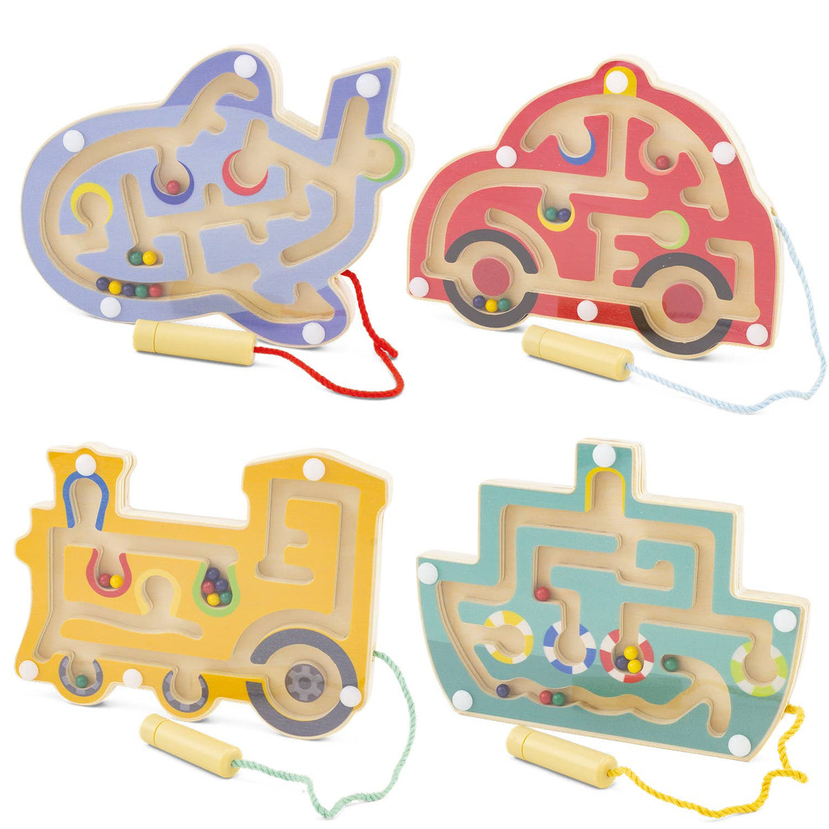 MAGNETISCHES LABYRINTH: FAHRZEUGE - nila kids