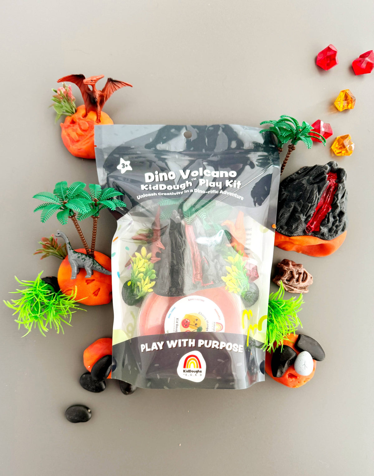 Dino Vulkan KidDough Spielset - nila kids