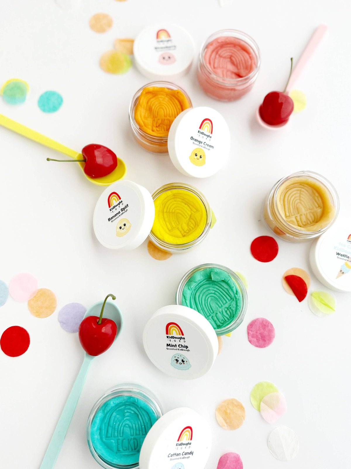 Ice Cream Mini KidDough Rainbow Set - nila kids