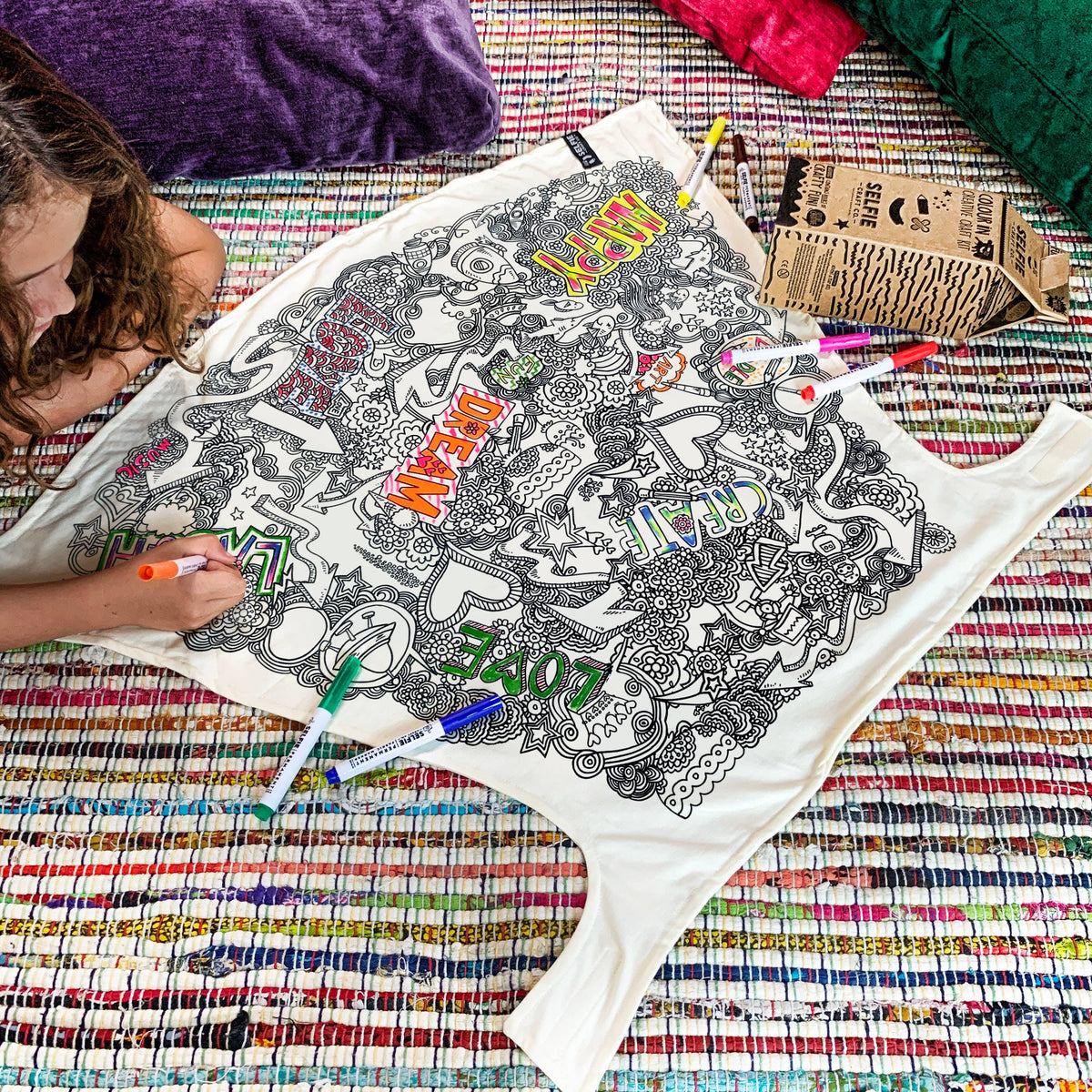 Positive Power Cape zum ausmalen - nila kids