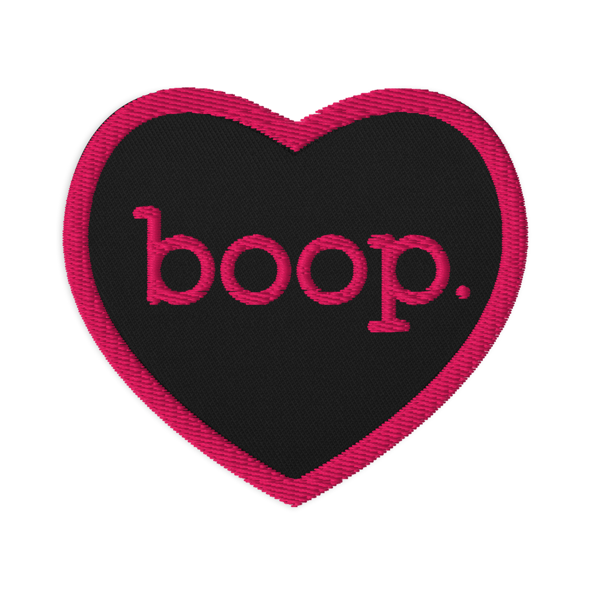 boop Embroidered Patch, Heart - Jackson Galaxy