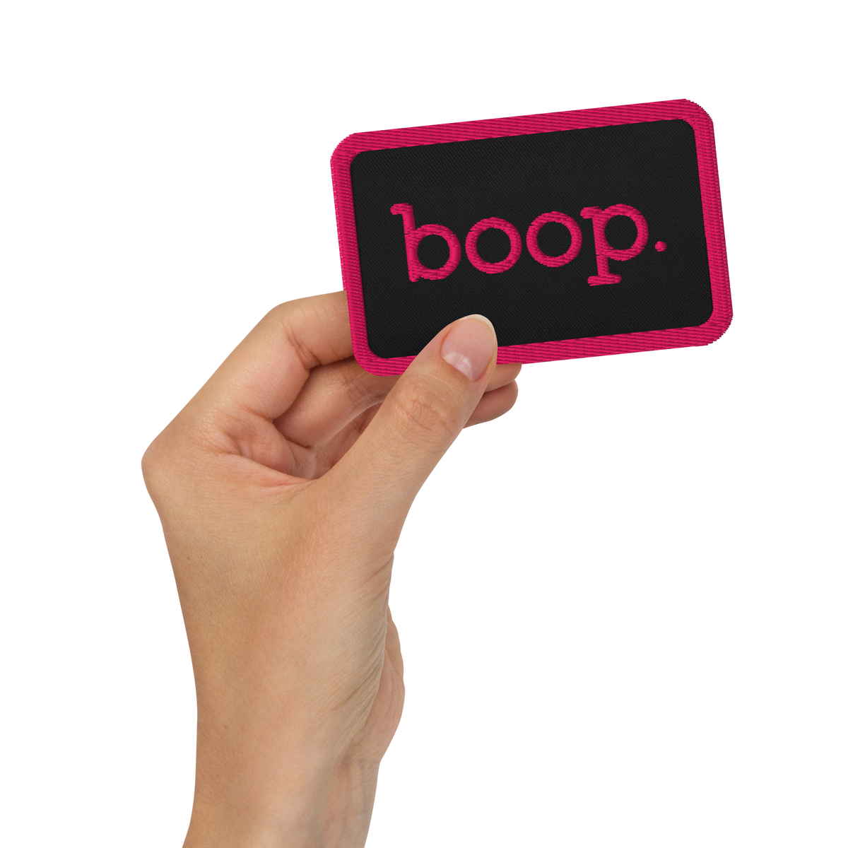 boop Embroidered Patch, Rectangle - Jackson Galaxy