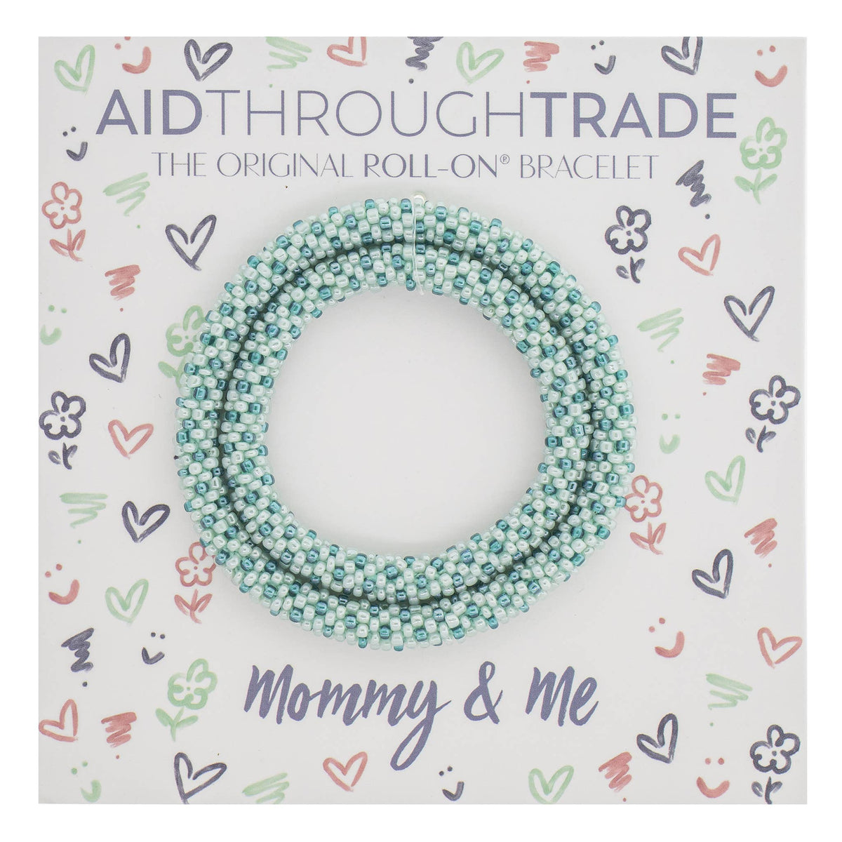 Perlenarmbänder Mommy & Me Mint Chip - nila kids