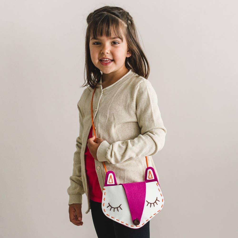 Geschenkset für Kinder zum Basteln einer Tasche: Fox - nila kids