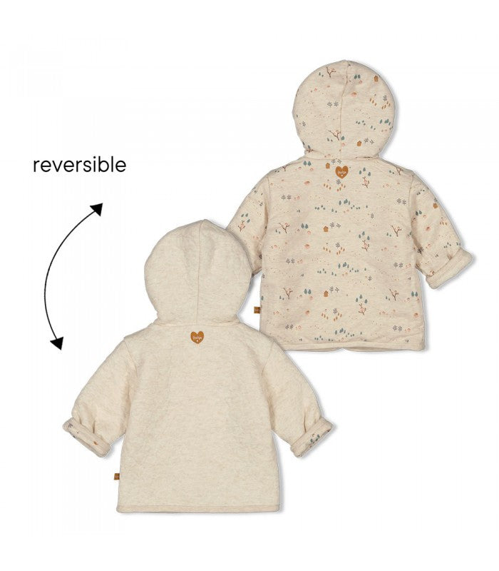 Wendejacke mit Kapuze – "My Happy Place" – 2 Looks in 1 - nila kids
