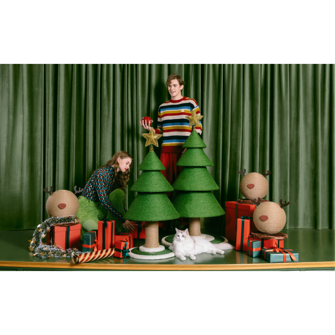 Pine Cat Tree Scratcher by Vetreska
