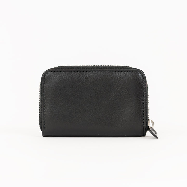 Portefeuille Zippé Mini Black Silver