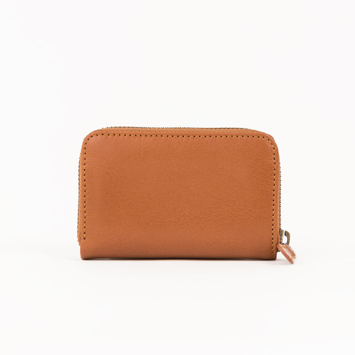 Portefeuille Zippé Mini Caramel