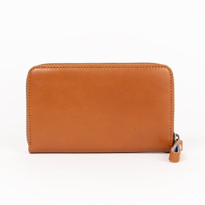 Medium Zip Around Wallet Caramel