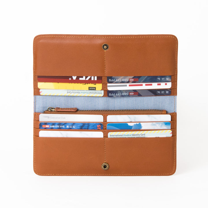 Portefeuille Slim Caramel