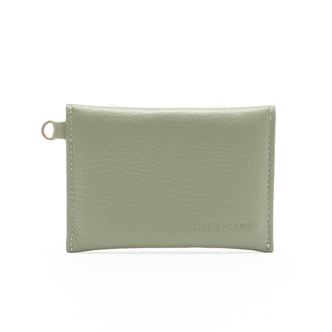 Envelope Kartenetui mit Ring Mint/Blush