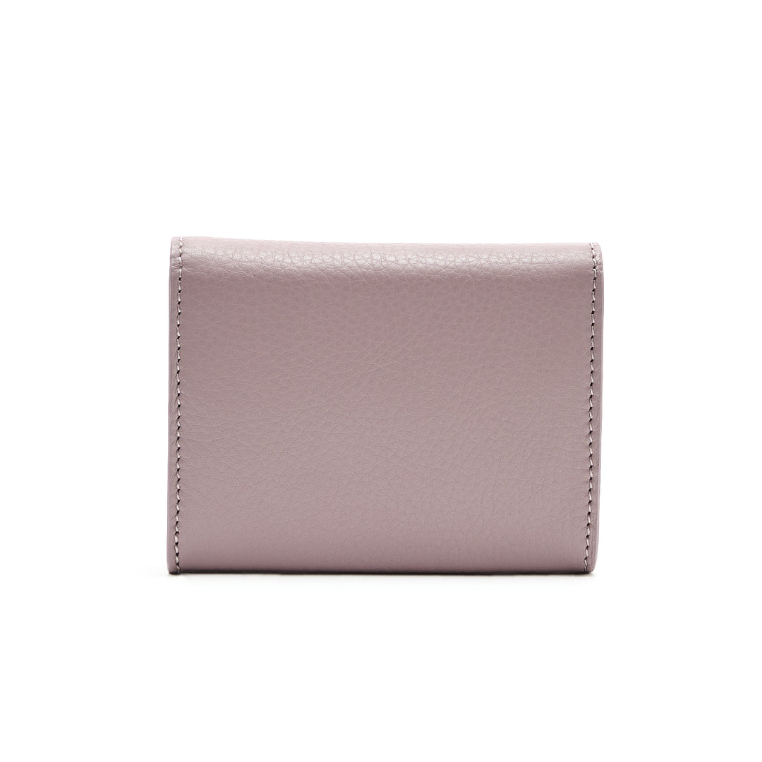 Faltportemonnaie gross Mauve