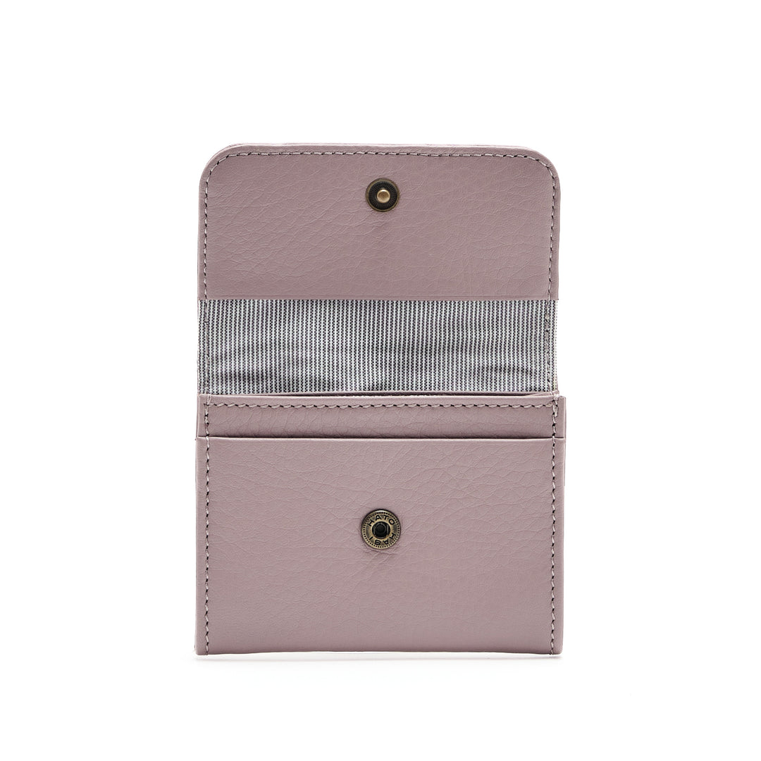 Folding wallet small mauve