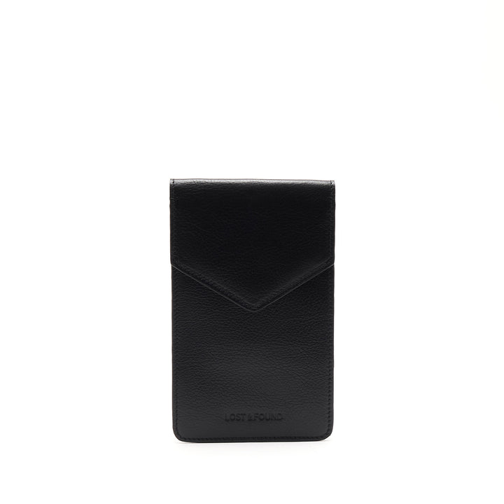 Handytasche mit Reissverschlussfach Black