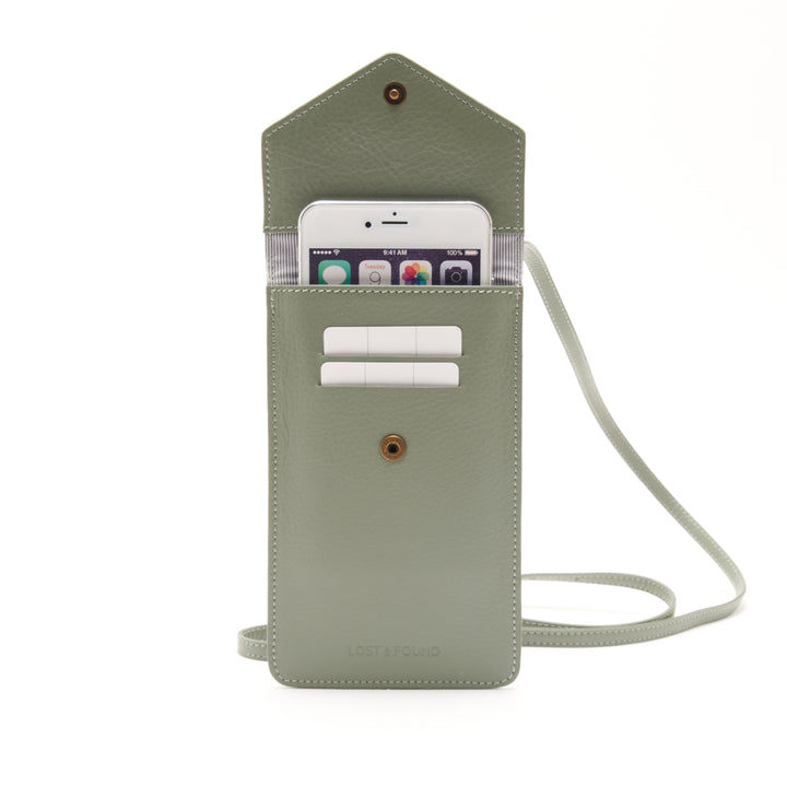 Étui téléphone avec poche zippée Mint