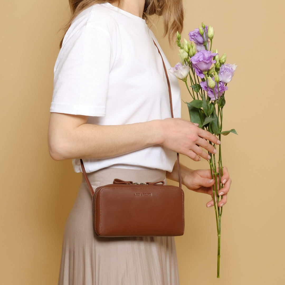 Crossbody Wallet Whisky