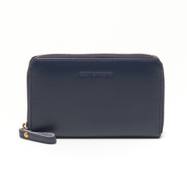 Medium Zip Around Wallet Navy