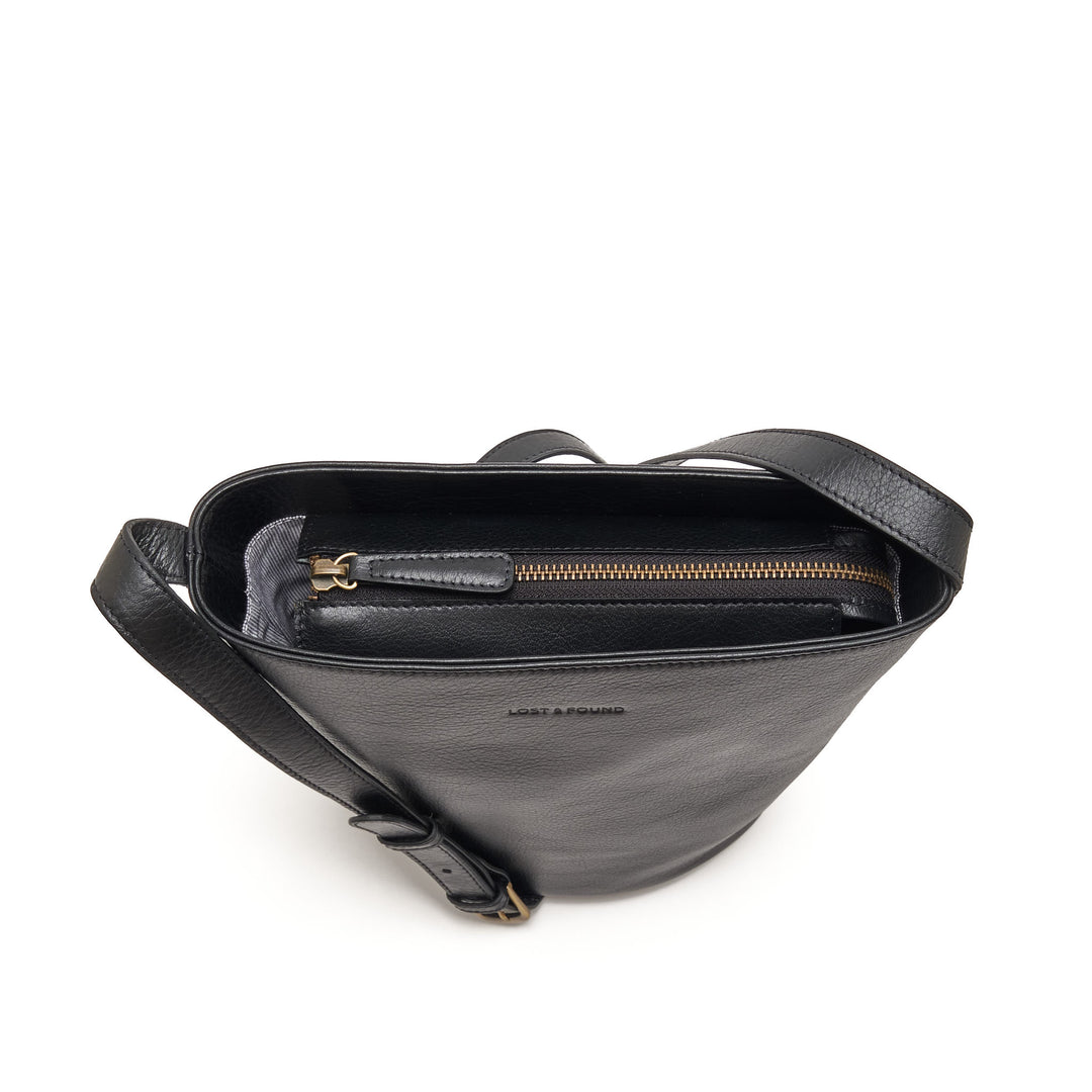 Beuteltasche klein Black