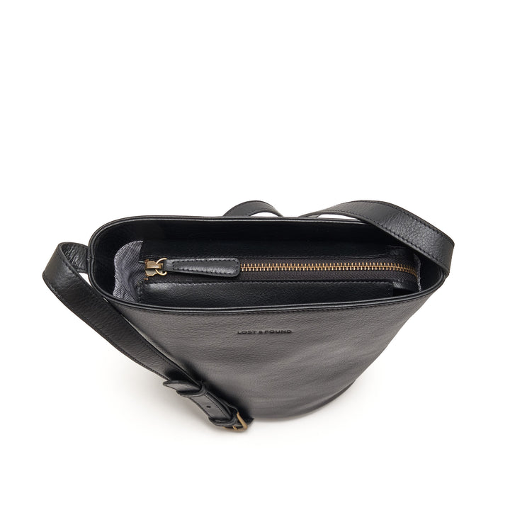 Beuteltasche klein Black