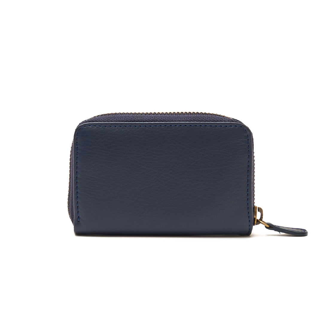 Portefeuille Zippé Mini Navy