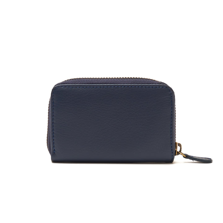 Portefeuille Zippé Mini Navy