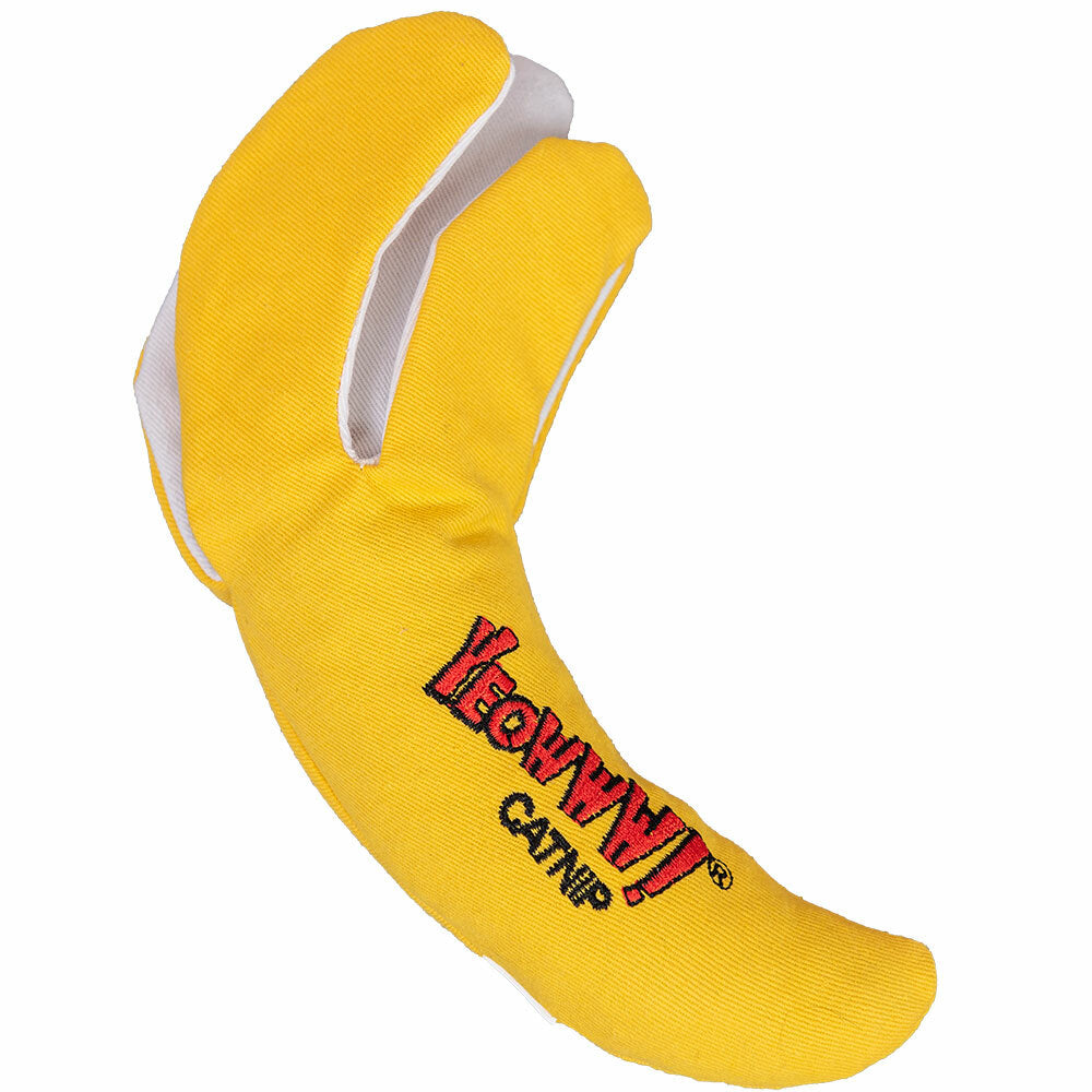 Catnip Peeled Banana Cat Toy by Yeowww!