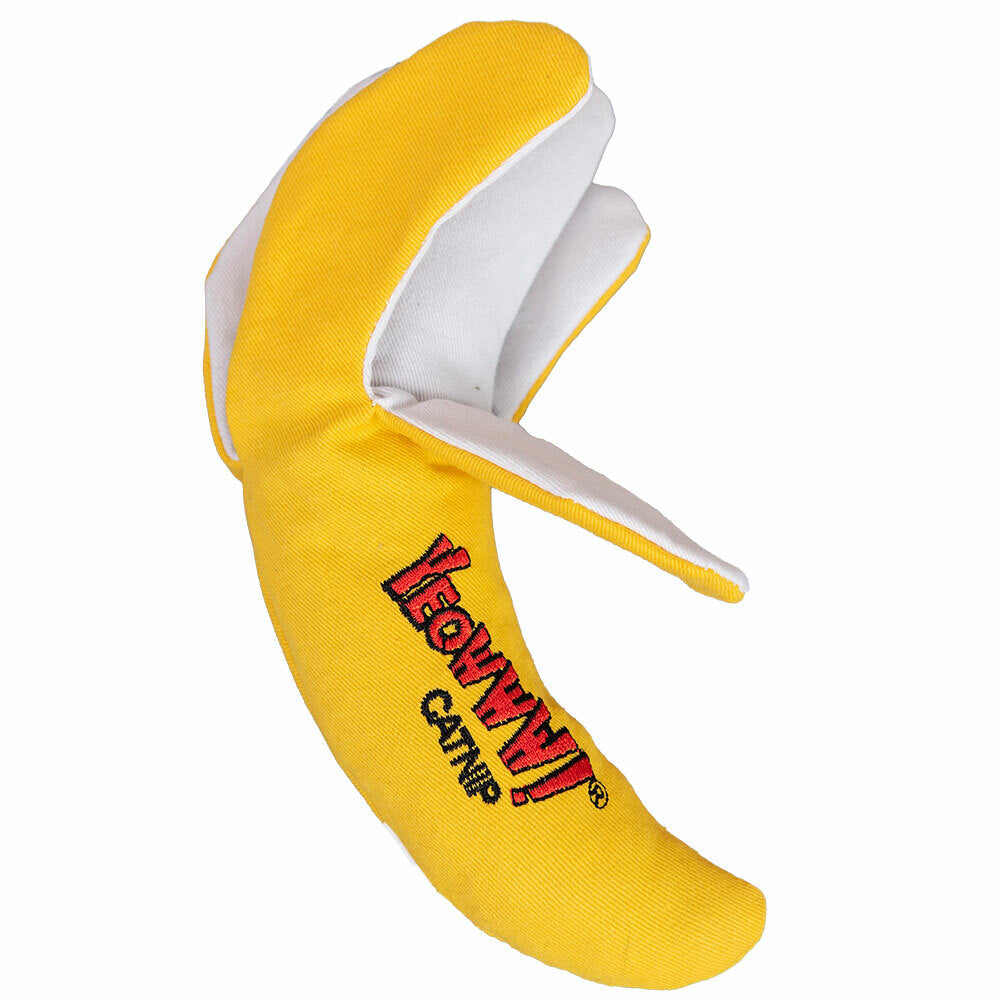 Catnip Peeled Banana Cat Toy by Yeowww!